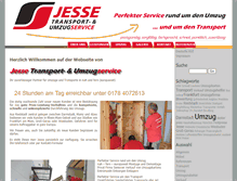 Tablet Screenshot of jesse-transport.de